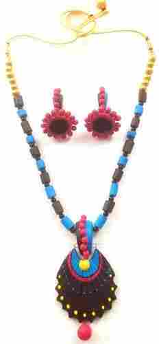 Handcrafted Terracotta Necklace Set