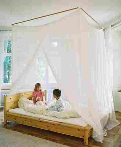 White Efficient Bed Canopies