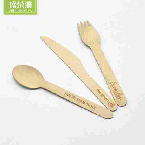 Disposable Birch Wood Cutlery