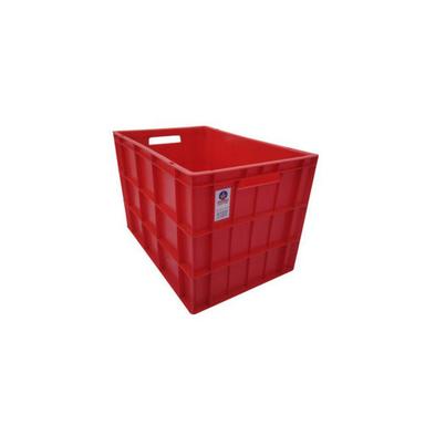 Red Plastic Crate 64425 Cl