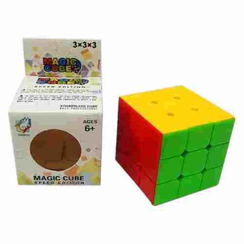 Multicolor Kids Plastic Speed Cube
