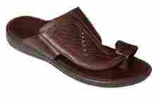 Mens Brown Leather Chappal