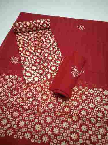 Hand Block Print Batik Cotton Dress Materials