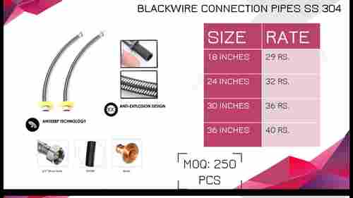 Blackwire Connection Pipes SS 304