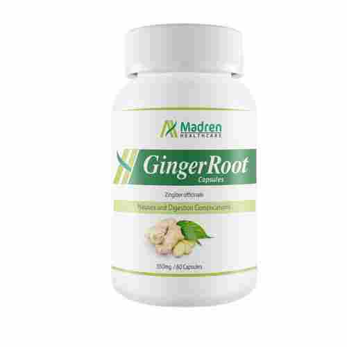 Ginger Root 550 Mg Capsules