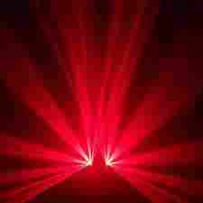 Red Color Laser Light