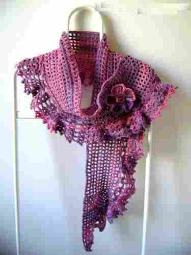 Lilly Scarf Hand Made Crochet Wrap