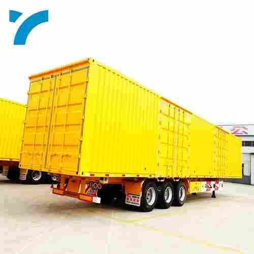 Design Carry Goods Box Transport Semi Trailer Sales Caravan Box Cargo Van Trailer