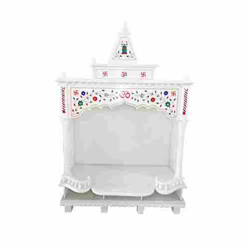 Big Flawless White Marble Inlay Temple