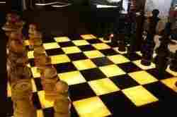 Onyx Chess Table Underlit