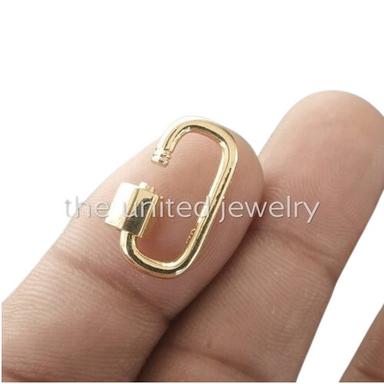 14K Yellow Gold 20X10Mm Designer Carabiner Lock Bracelet Pendant Necklace Lock Fine Jewelry Boiling Point: 579.8A 60.0 A C At 760 Mmhg