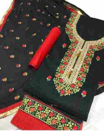 Ladies Unstitched Embroidered Suit
