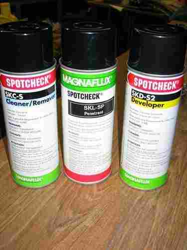 Magnaflux Cleaner/Remover, Penetrant and Developer Spray