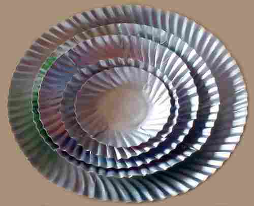 Disposable Silver Paper Plate