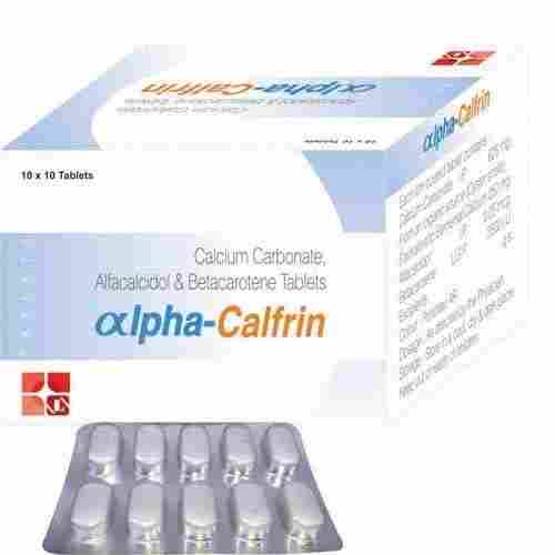 Calcium Cabonate Alfacalcidol Tablets