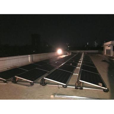 Aluminum Tilt Fix Rooftop Solar Panel Structure with Wind Speed of180 km/ hr