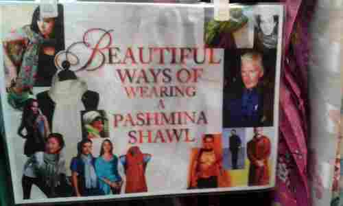 Designer Cashmere Pashmina Shawl