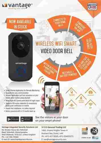 Wireless Wi-Fi Smart Video Door Bell