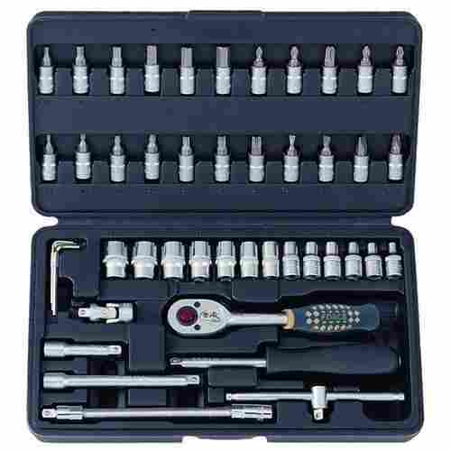 Stainless Steel Force 1/4 Socket set (46pc)