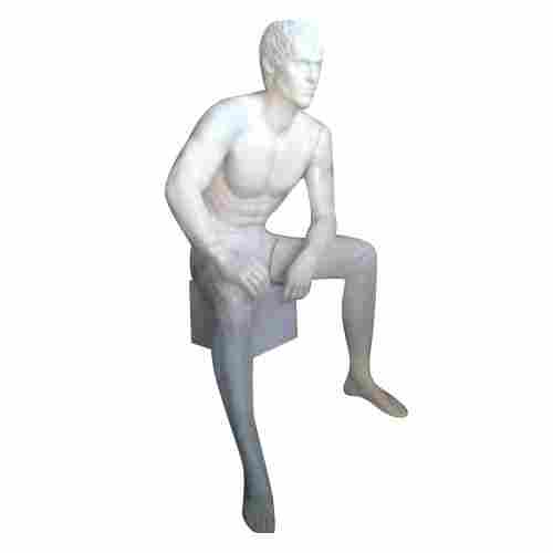 Polystyrene Sitted Male Mannequin