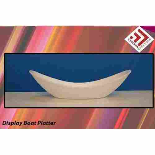 Acrylic Boat Shape Platter