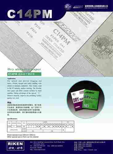 C14PM Dry Abrasive Paper