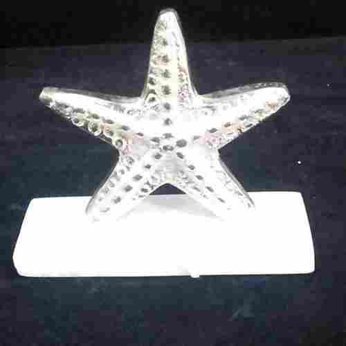 Handcrafted Silver Coated Brass Starfish