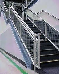 Black Rugged Design Handrail System