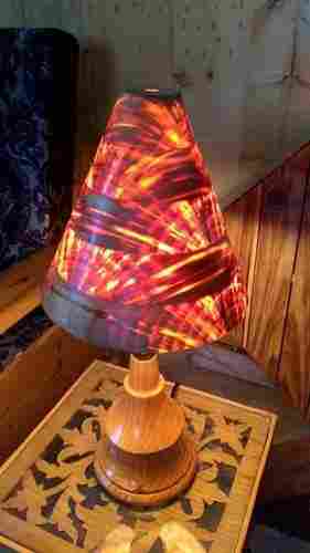Teak Wood Table Lamp