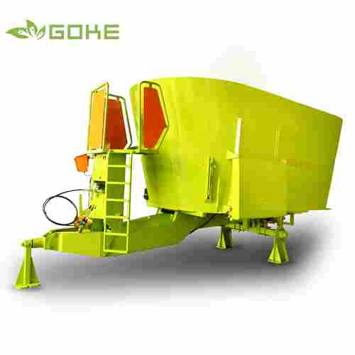 Goke Vertical Stationary Dairy TMR Mixer Wagon