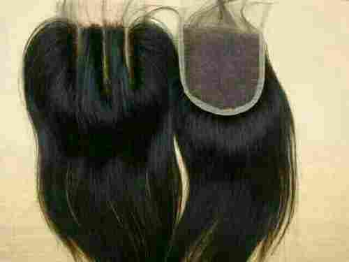 Natural Hair Closure With Free Partition