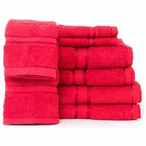 Red Color Bath Towels