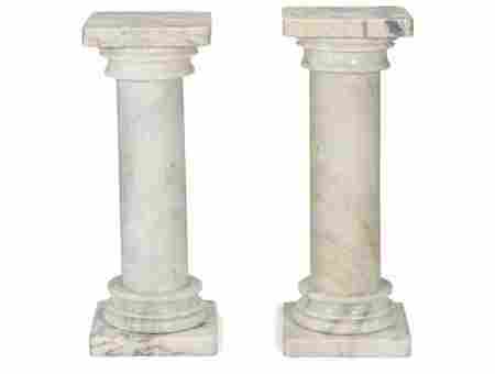 Small White Marble Pillar