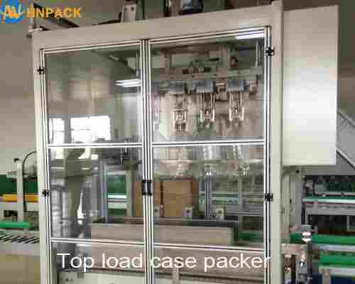 Hennopack Large Barrel Case Packer Automatic Pick Up And Place Carton Packing Machine