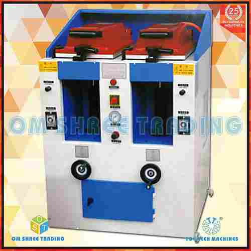 Double Air Bag Sole Attaching Machine With Cover