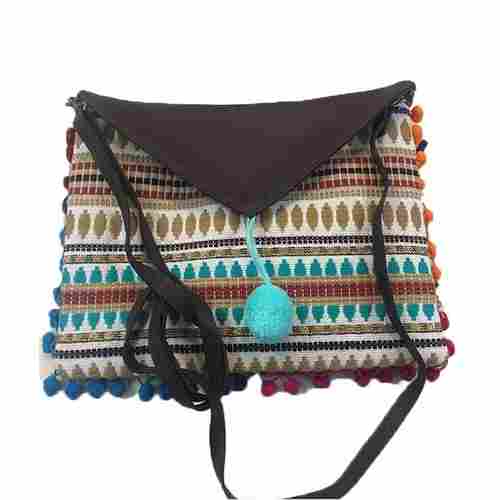 Indian Hippie Hippy Chic Clutch Pouch Leather Handbag