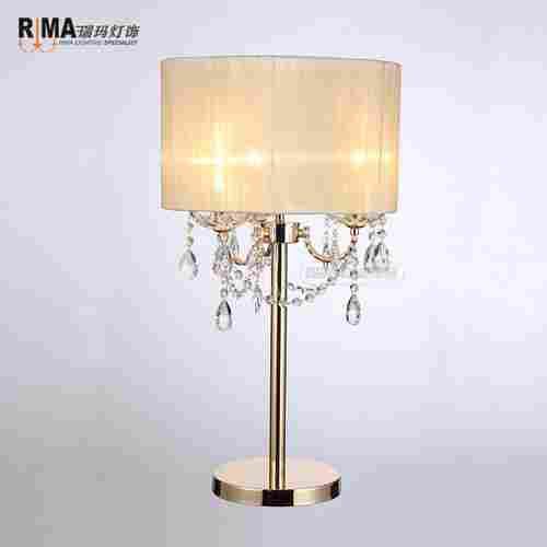 Rm8124 French Gold Bedside Table Light