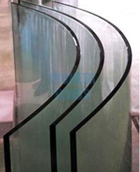 Bent Tempered Architectural Curved Glass
