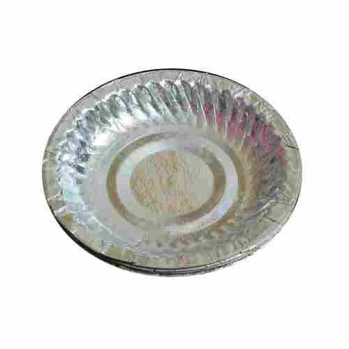 Round Silver Coated Paper Plate
