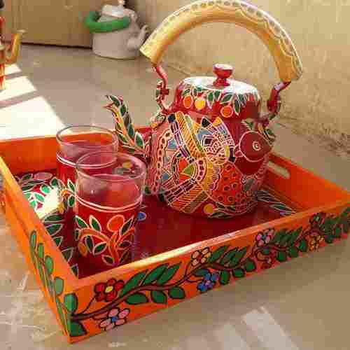 K Style Creation Hand Painted Kettle Set