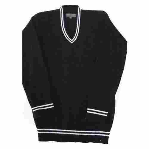 School Woolen Plain Sweater