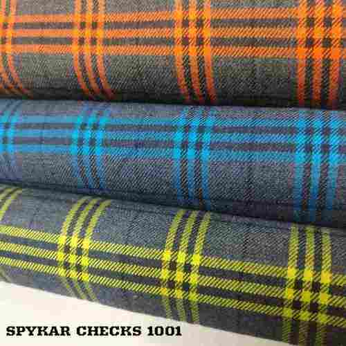 Yarn Dyed Melange Check Fabric