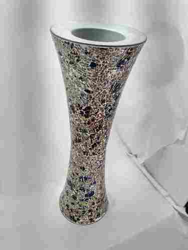 Handmade Glass Crafted Flower Pot
