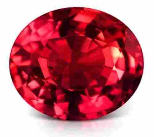 Oval Red Ruby Gemstone