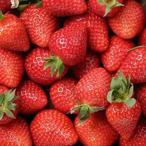 Red Sweet Frozen Strawberries