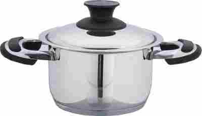 Stainless Steel Cooking Pot Casserole, (3.5 L, Silver Anantha)
