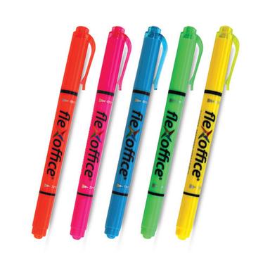 Five Barrel Colors And Five Ink Colors. Sturdy Clip Highlighter Pen (Fo-Hl01)