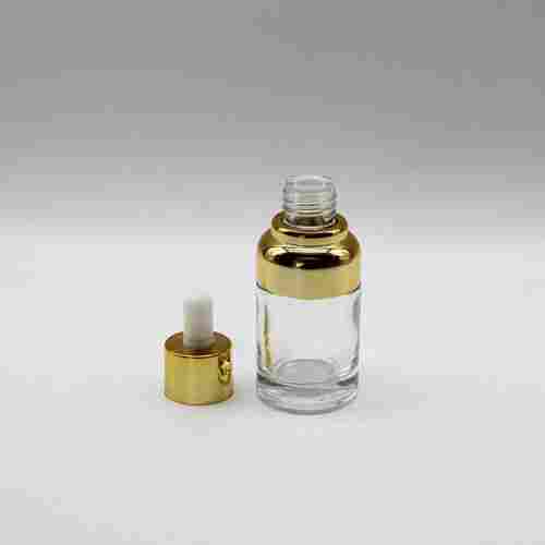 30ml 50ml 100ml Gold Cosmetic Glass Dropper Bottle