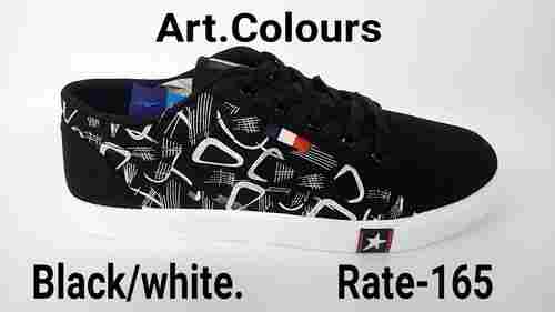 Black and White Canvas Shoe