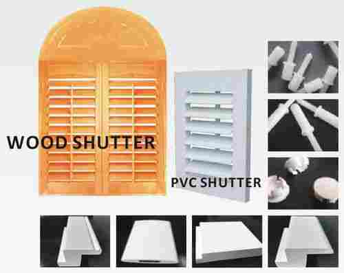 PVC And Wood Shutter
